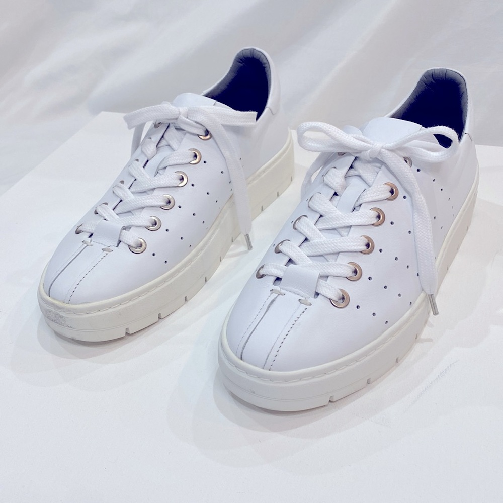 rag & bone Classic White Lace-Up Sneakers - Picture 2 of 15